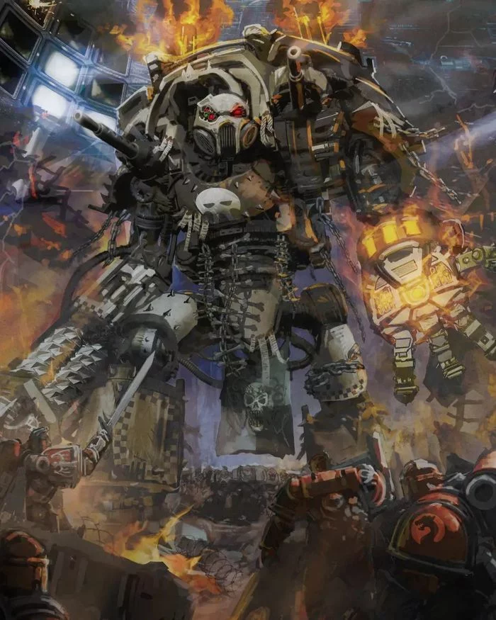 Wh40k Art by Shane Cook - Warhammer 40k, Wh Art, Chaos Space marines, Adeptus Astartes, Adepta Sororitas, Thunder Warriors, Erebus, Emperor`s Children, Word bearers, Ultramarines, Astra Militarum, Дредноут, Длиннопост