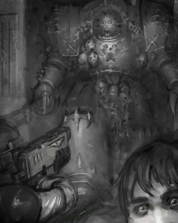 Wh40k Art by Shane Cook - Warhammer 40k, Wh Art, Chaos Space marines, Adeptus Astartes, Adepta Sororitas, Thunder Warriors, Erebus, Emperor`s Children, Word bearers, Ultramarines, Astra Militarum, Дредноут, Длиннопост