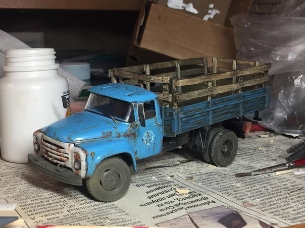 Just like off the assembly line! - Modeling, Scale model, Truck, ZIL-130