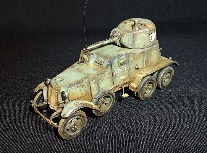 Ижорский броневик. БА-10А Моделизм, Стендовый моделизм, Сборная модель, Миниатюра, Вторая мировая война, Своими руками, Рукоделие, Хобби, Масштабная модель, Коллекция, Бронетехника, СССР, Броневик, Рукоделие без процесса, История, Танки, Видео, Длиннопост