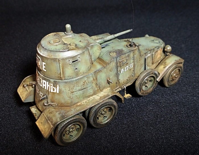 Ижорский броневик. БА-10А Моделизм, Стендовый моделизм, Сборная модель, Миниатюра, Вторая мировая война, Своими руками, Рукоделие, Хобби, Масштабная модель, Коллекция, Бронетехника, СССР, Броневик, Рукоделие без процесса, История, Танки, Видео, Длиннопост