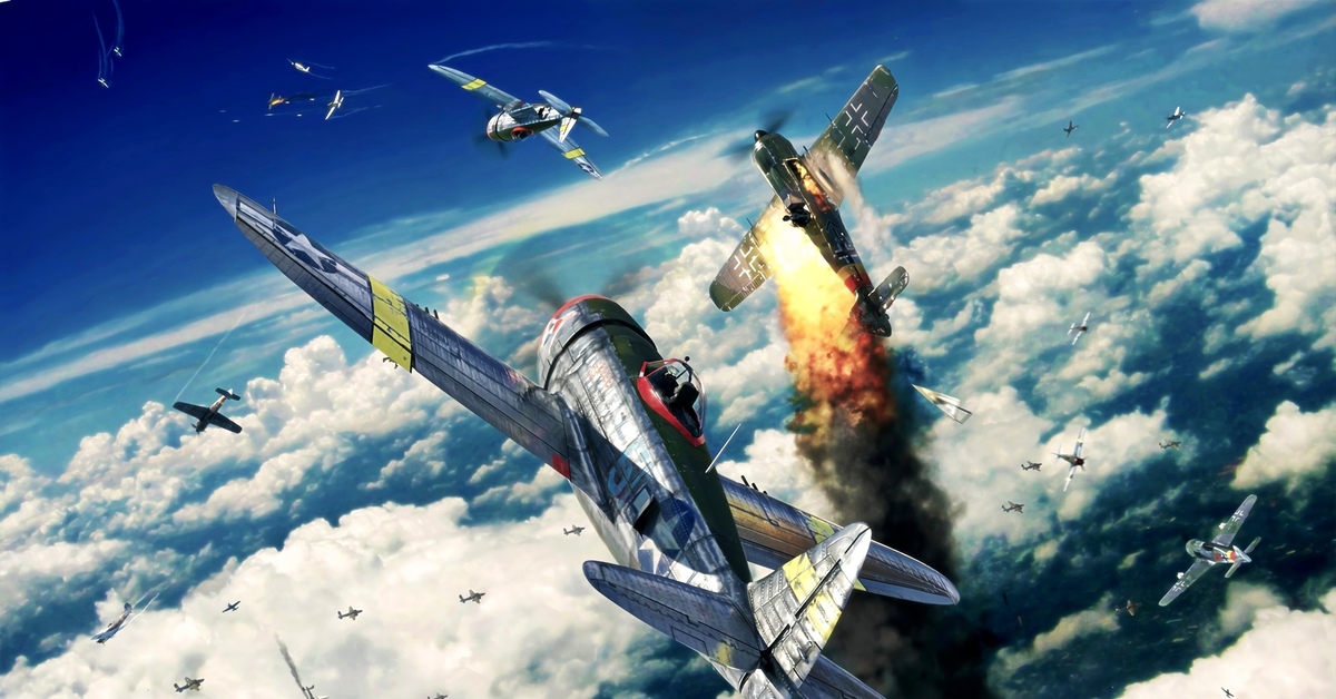 Бои на самолетах. Вар Тандер воздушные бои. P-47 Thunderbolt Wallpaper. Воздушный бой FW 190. P-47 Thunderbolt War Thunder.