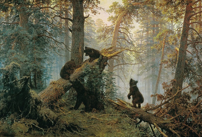 Christmas trees are sticks, it's Shishkin! - Ivan Shishkin, Russian painting, Milota, Longpost