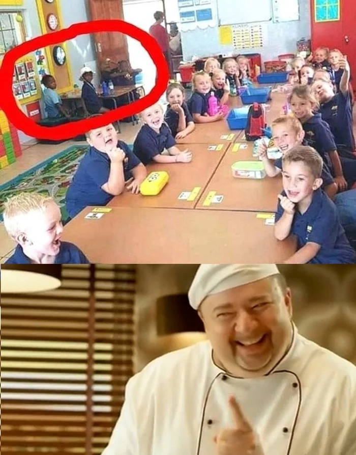 Picture with sound - The photo, Memes, Racism, Humor, The chef is a racist