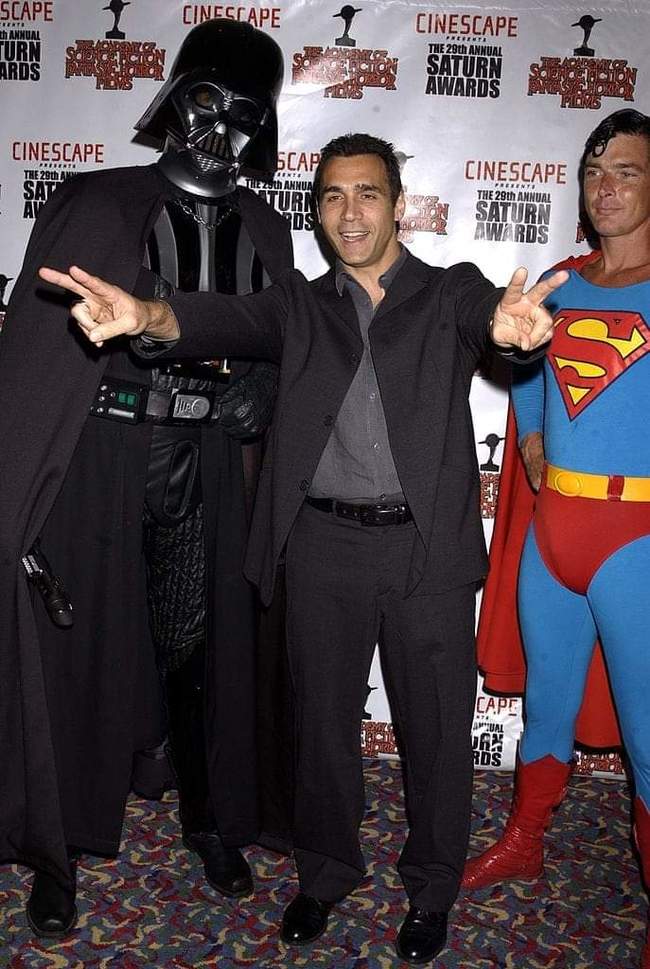 Darth Vader, Superman and Duncan MacLeod once met... - Superman, Darth vader, Duncan MacLeod, Highlander, Adrian Paul, Actors and actresses, Celebrities, The photo, Humor