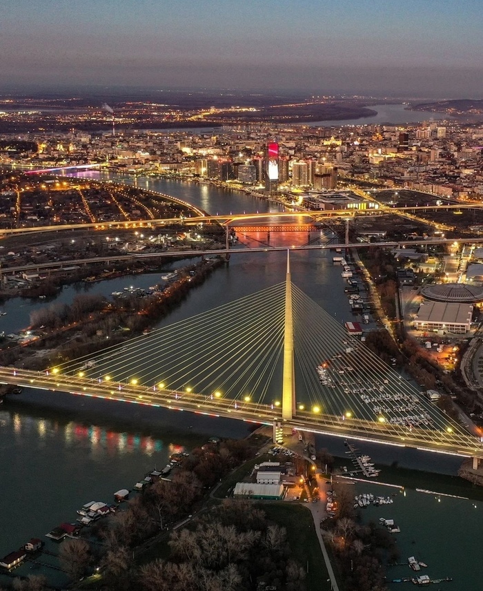 Белград Фотография, Белград, Город, Европа, Сербия, Мост, Река, Красота