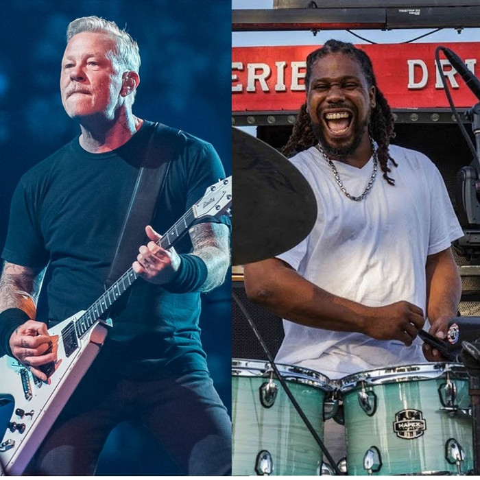 Metallica подарили уличному барабанщику новую ударную установку, когда его собственную украли
