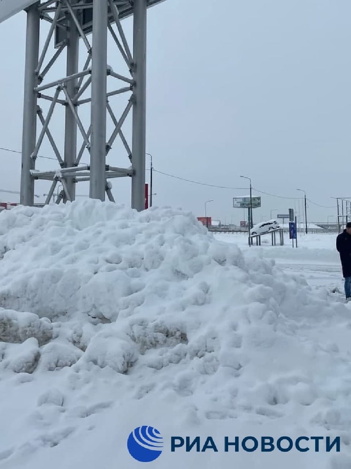 Рекордная высота снежного покрова зафиксирована в Краснодаре (41 см) Новости, Краснодар, Рекорд, Снег, Зима, Метель, Погода, Длиннопост