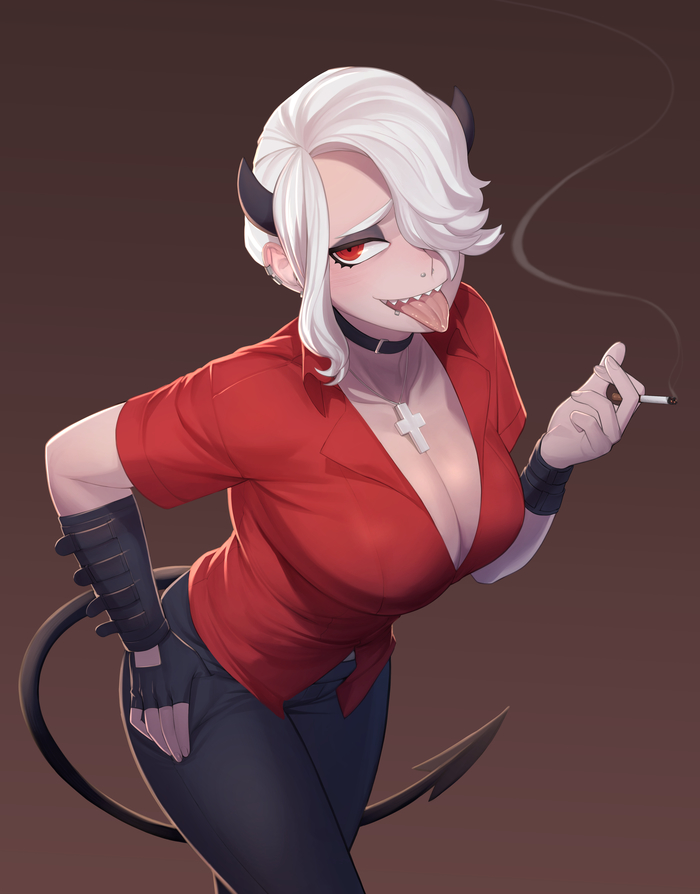 Zdrada , Anime Art, Helltaker, Zdrada