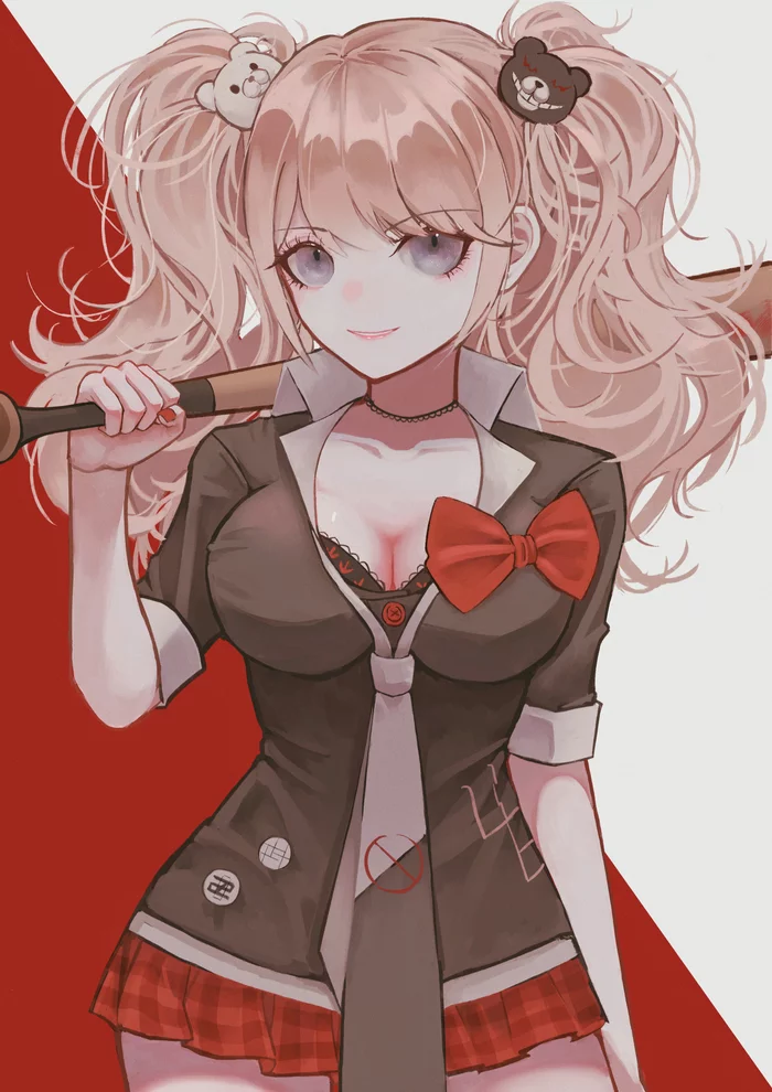 Junko Enoshima - Danganronpa, Junko Enoshima, Anime art, Anime