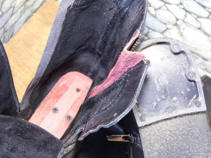 When one heel is not limited or If the supinator is inserted without glue - My, Shoe repair, Shoes, Longpost