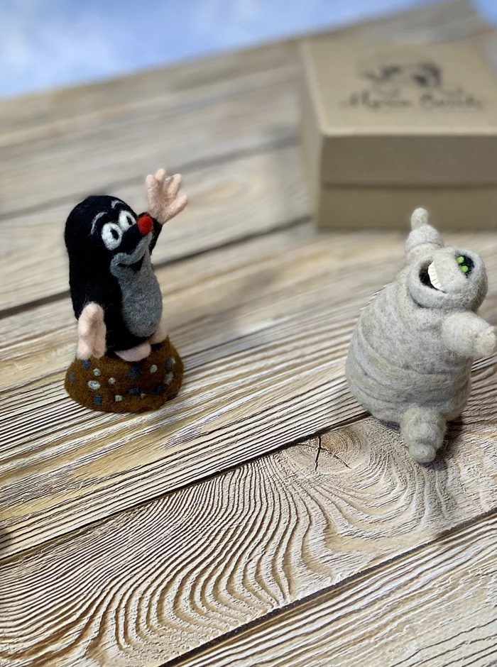 Mole - My, Needlework without process, Toys, Handmade, Mole, Czech mole, Childhood, Animated series, Longpost