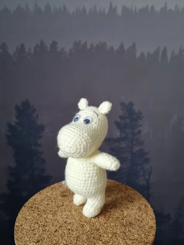 Moomin Crochet Troll - My, Crochet, Knitted toys, Needlework without process, Amigurumi, Moomin Trolls, Longpost