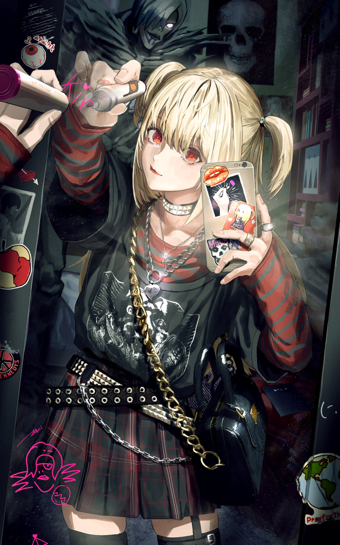  Death Note, Misa Amane, Anime Art, 