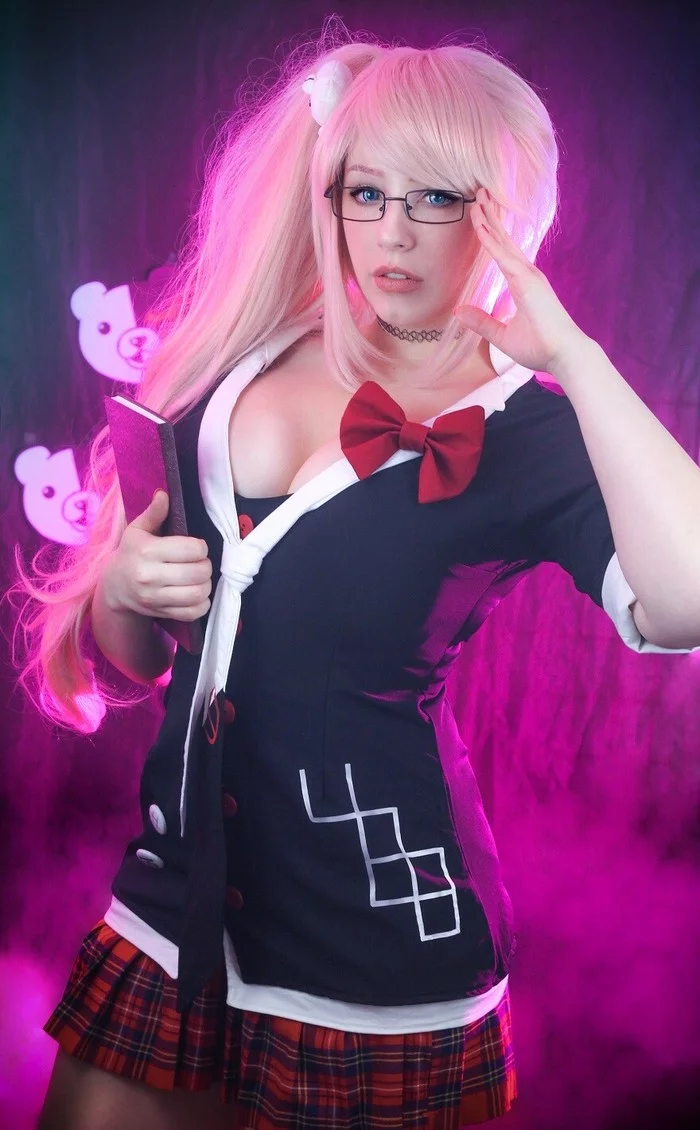 Milaha with curvy shapes - NSFW, Girls, Erotic, Cosplay, Longpost, Danganronpa, Junko Enoshima