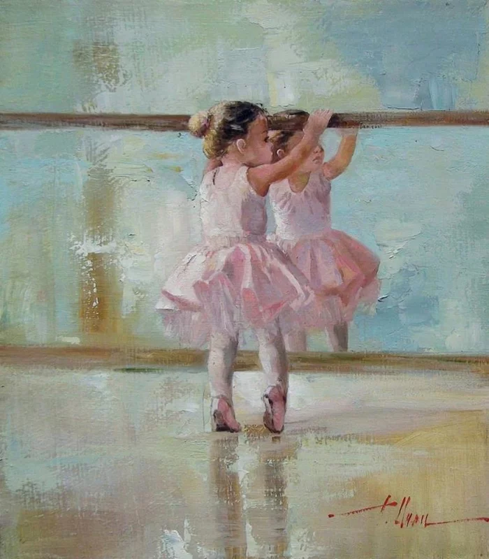 Ballerina - Painting, Artist, Art, Painting, Drawing, Ballerinas