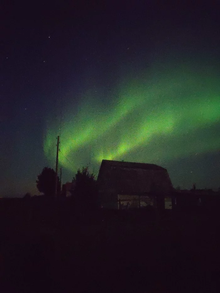 Aurora borealis... In summer! - My, Arkhangelsk region, Polar Lights, Summer, Longpost