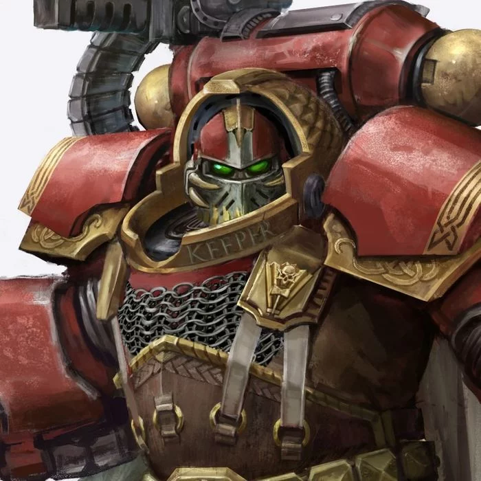 Steel Behemoth (Custom chapter. Vulcan gene-seed) by Dima Sokolov - Dima Sokolov, Warhammer 40k, Wh Art, Adeptus Astartes, Salamander, Длиннопост