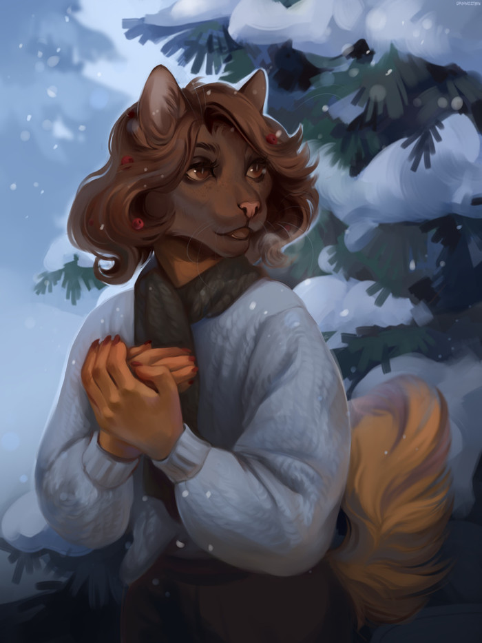 Winter , , , Furry Cat, Dannoitanart