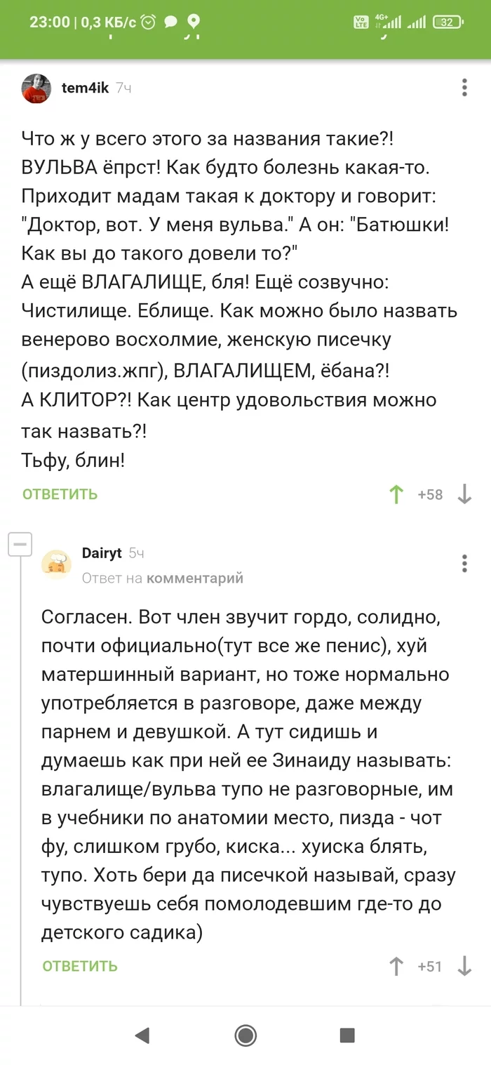 Я просто не смог пройти мимо. Мойте вульву правильно. Продолжение - Скриншот, Комментарии на Пикабу, Длиннопост, Термины, Жизненно, Мат