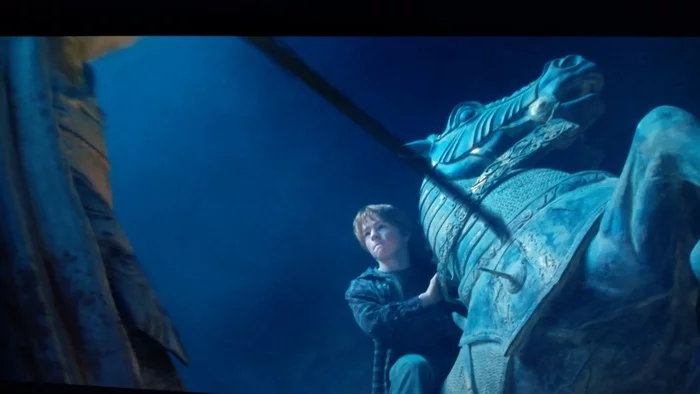 Ron Weasley - My, Harry Potter, Philosopher's Stone, Ron Weasley, Kinosins, Stuntman, Movies, Scene from the movie