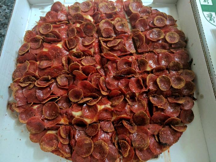 Double pepperoni, please - Pizza, Food, Sausage, Reddit