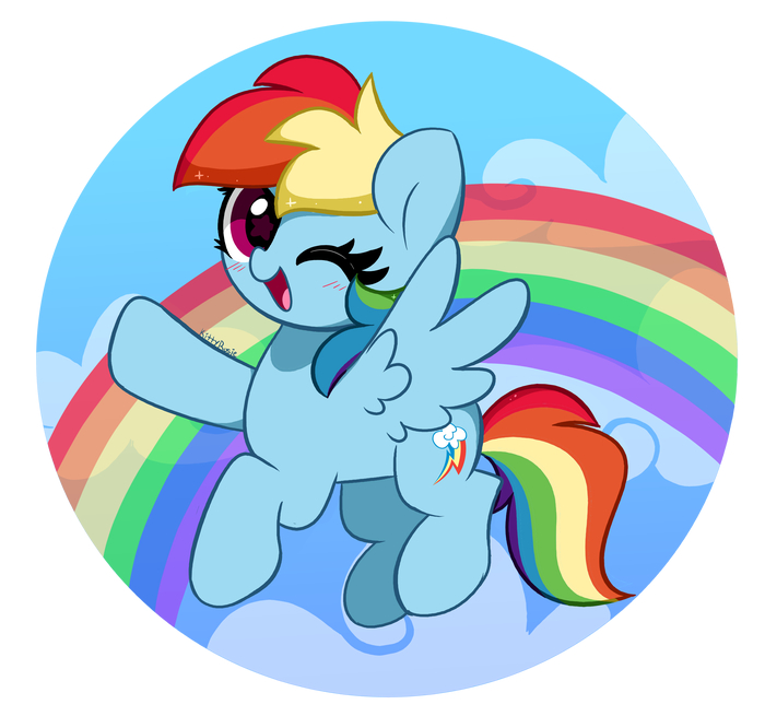   My Little Pony, Rainbow Dash, Ponyart, Kittyrosie, 