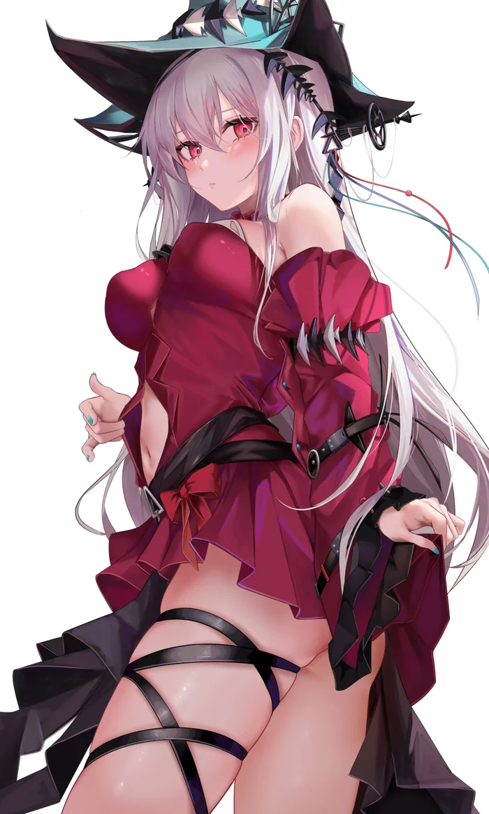 Skadi - Anime, Anime art, Arknights, Skadi the corrupting heart, Mobile games, Ru zhai