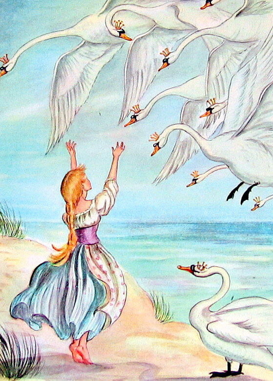 Brothers turned into birds. Review/analysis of Andersen's fairy tale Wild Swans and its film adaptation - My, Literature, What to read?, Writers, Hans Christian Andersen, The brothers grimm, Thumbelina, The Snow Queen, the little Mermaid, Eliza, Elizabeth, Writing, Book Review, Cartoons, Movies, Longpost