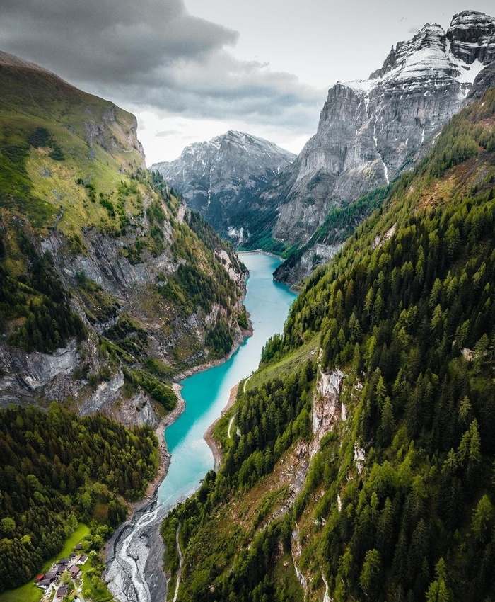 Швейцария Фотография, Красота, Природа, Красота природы, Горы, Швейцария, Река
