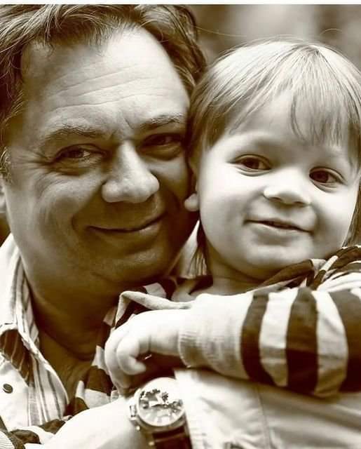 Andrey Leonov with his son Mikhail - Evgeny Leonov, A son, The photo, Actors and actresses, Celebrities, Andrey Leonov