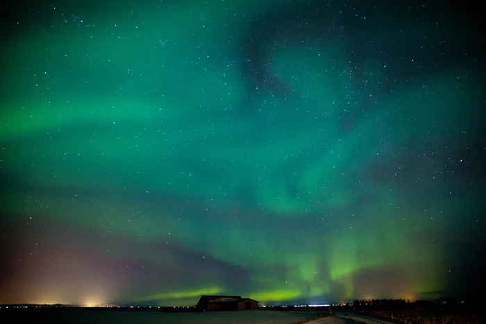 My First Northern Lights - My, Iceland, Polar Lights, Travels, Europe, Vacation, Tourism, Longpost