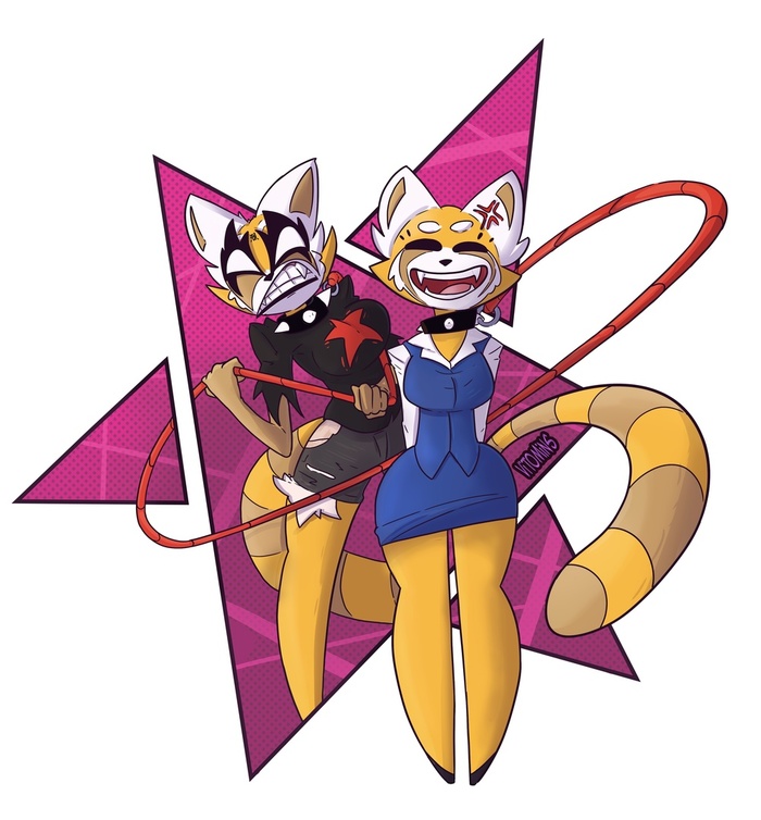  /Aggressive Retsuko Vitomins, , Furry Art, , Aggressive retsuko