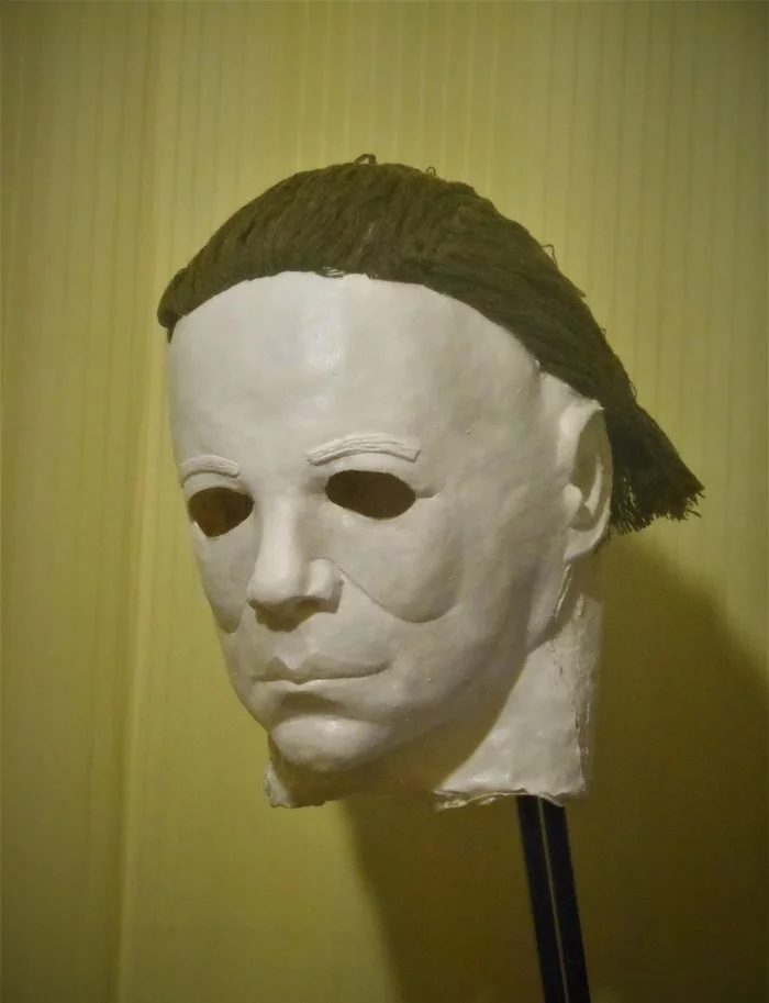 Michael Myers Mask - My, With your own hands, Handmade, Mask, Movies, Latex, Needlework without process, Art, Creation, Horror, Longpost, Michael Myers (Halloween)