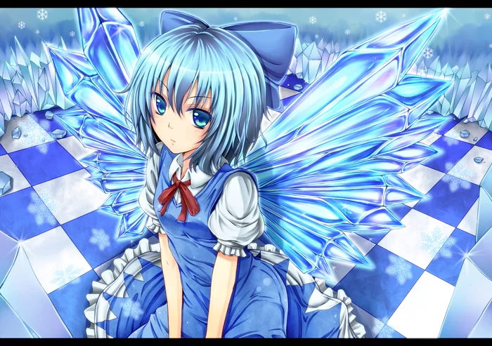 Cheese - Cirno, Touhou, Anime art, Baka, Anime