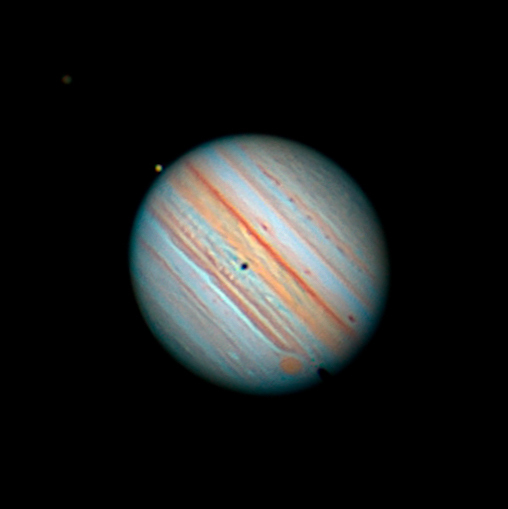 Who do you think is the author of this picture?) Hubble, Juno space station or amateur astronomer?))) - Astronomy, Astrophoto, Planet, Jupiter, Space, Pictures from space, Universe, solar system, My