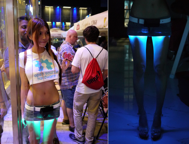 Skirt lighting - a new trend? - 3D печать, Skirt, Upskirt, Oddities, Backlight, Longpost, Repeat