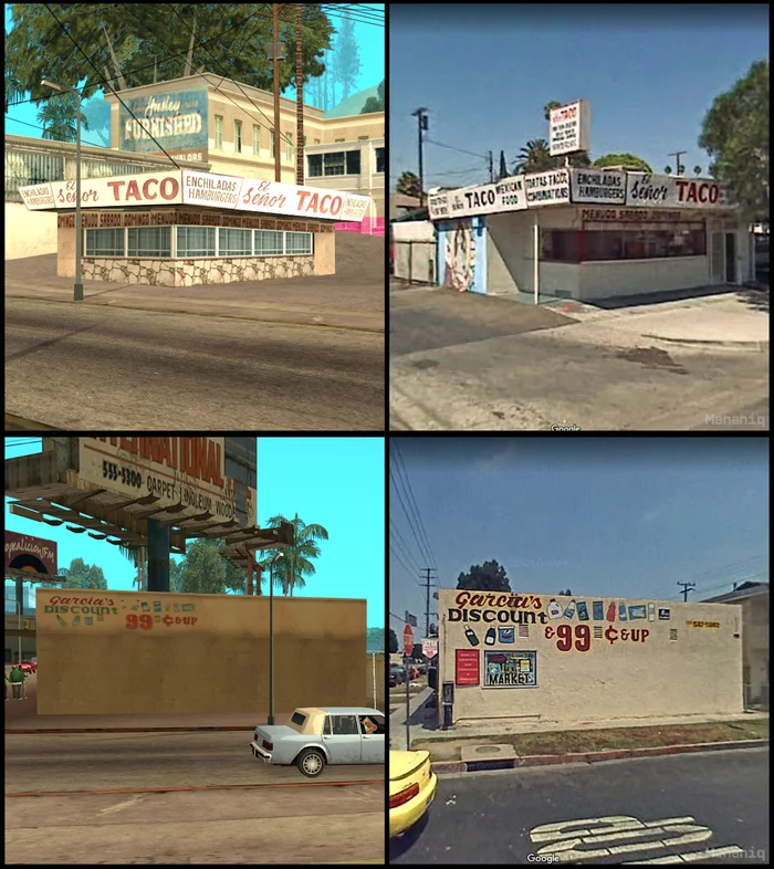 Places from GTA San Andreas in the real world. Historical tourism - My, GTA: San Andreas, Gta, Youtube, Computer games, Retro Games, Los Angeles, Games, GTA in real life, Textures, Rockstar, Video game, Long, Facts, Longpost