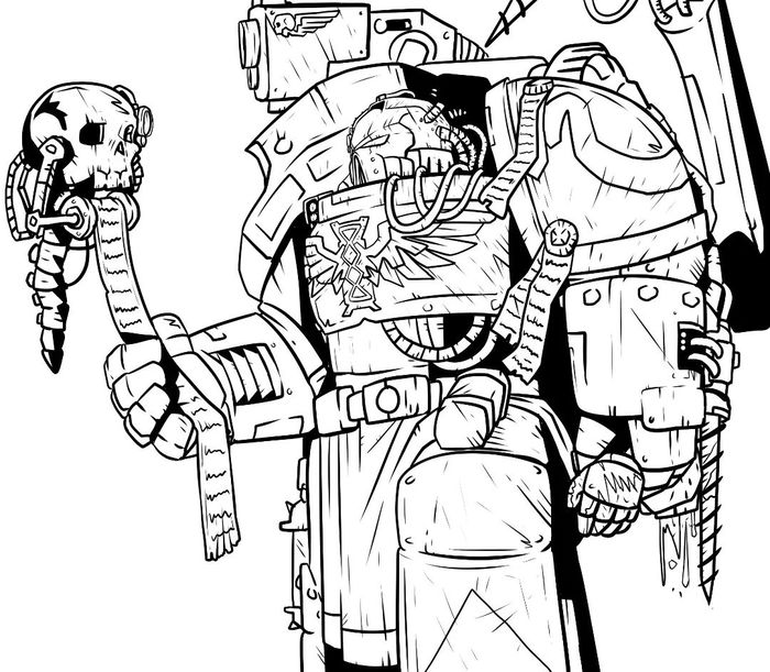 UltramarineApothecary byGrimdorables Grimdorables, Warhammer 40k, Wh Art, Adeptus Astartes, Ultramarines, , ,  , Imperium, , 