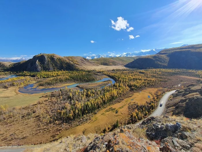 Meander Chui - My, Nature, Chuya, Altai Republic, The mountains, The photo