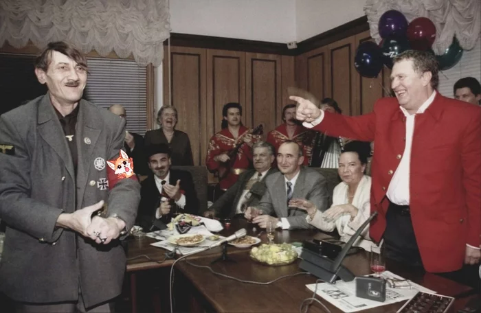 Next to Zhirinovsky is Hitler? - My, Cat_cat, Story, Text, Adolf Gitler, Doubles, Biography, Longpost