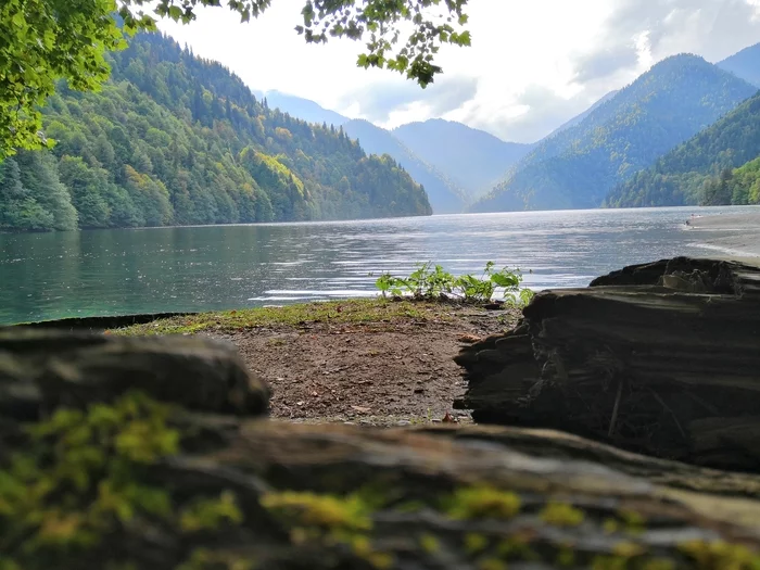 Lake Ritsa 06.09.2018 Abkhazia - My, The photo, Abkhazia, Ritsa, Memories, Nature, Lake, The mountains