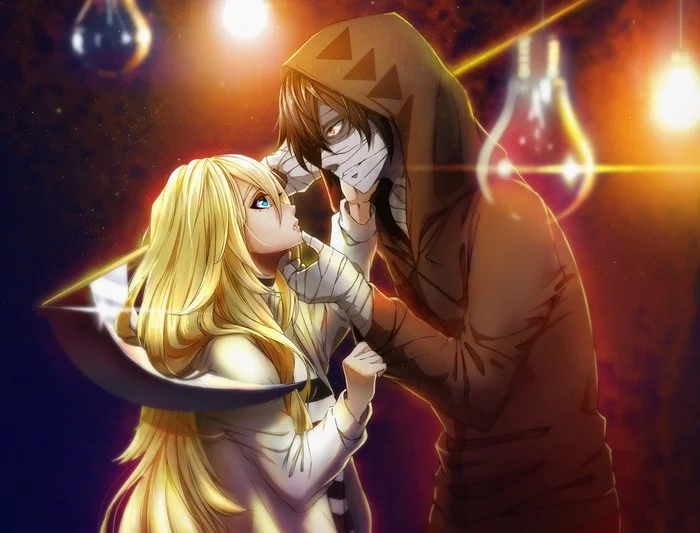 Angel of Bloodshed - Anime art, Anime, Rachel Gardner, Isaac Foster, Satsuriku no Tenshi