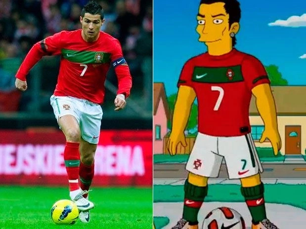 February 5, 1985 - Birthday of Cristiano Ronaldo - The Simpsons, The calendar, Sport, Football, Cristiano Ronaldo, Neymar Junior