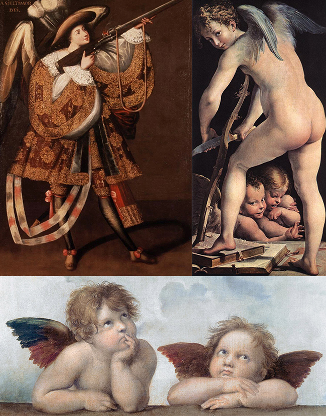 Beard, bald head and wheel with eyes: how the image of angels has changed from Antiquity to the present day - Supernatural, Angel, Longpost