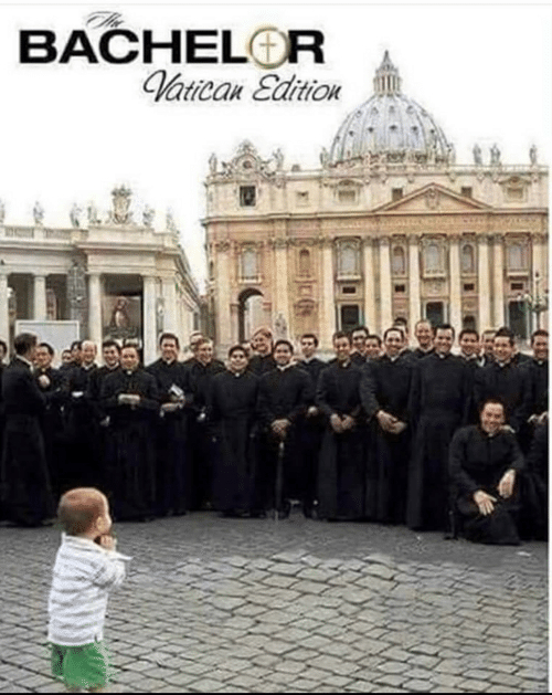 The show Bachelor according to the Vatican - Black humor, Humor, Catholic Church, Catholic, Pedophilia