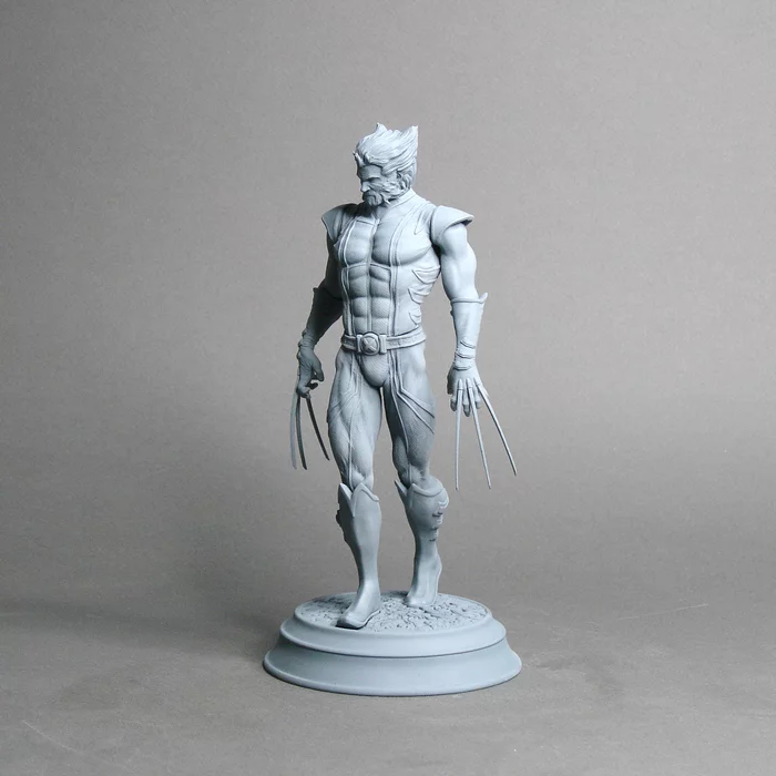 Wolverine - My, 3D печать, Miniature, Modeling, Figurines, Scale model, Wolverine (X-Men)