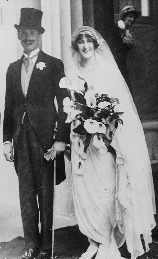 Wedding of a fascist aristocrat - Historical photo, Wedding, England