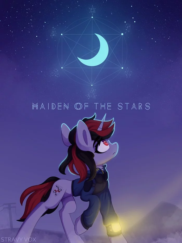 Blackjack in the night... - My little pony, Fallout: Equestria, Foe: Project Horizons, MLP Blackjack, PonyArt, Art