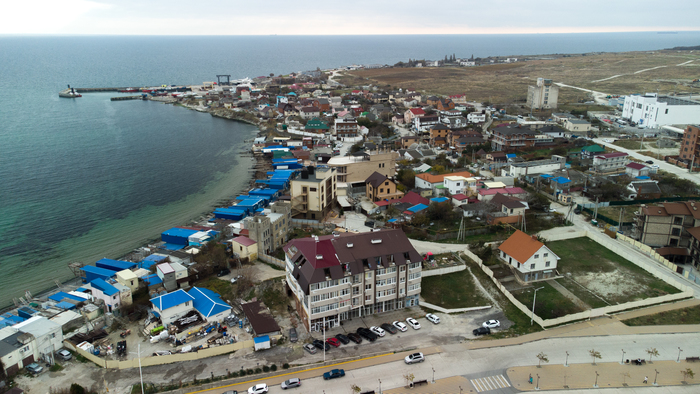 Необычный вид на город Новороссийск